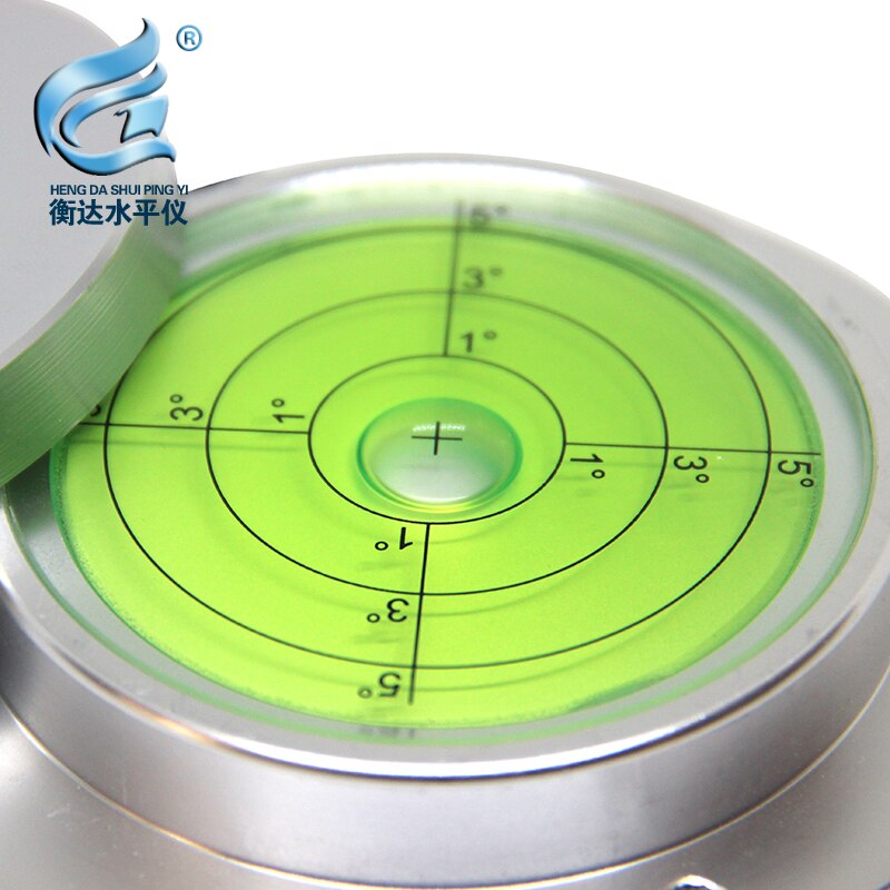 Round Spirit Levels Crane horizontal bubble Level Measuring Instrument Size 100*75*20mm Bubble level for good