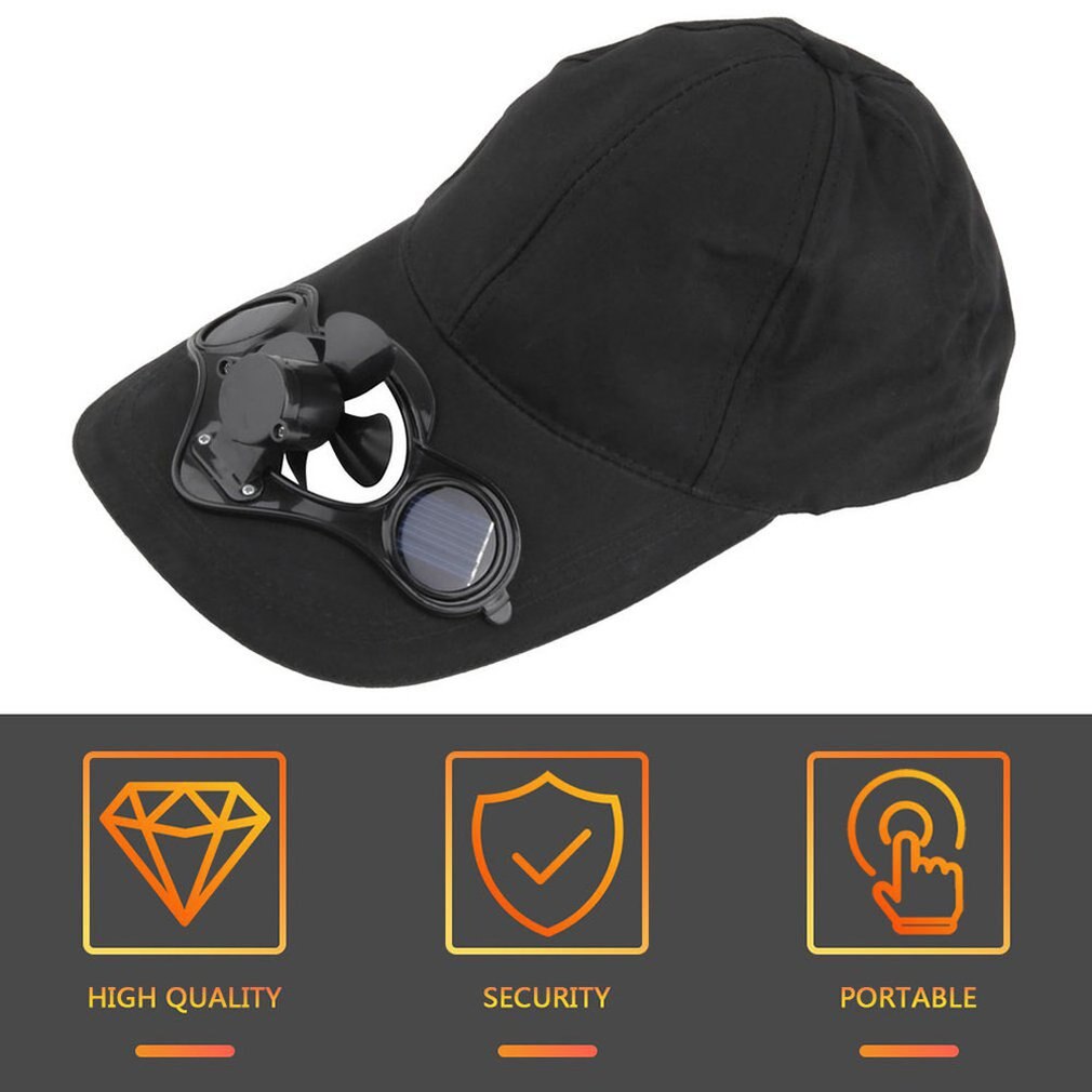 Casquette de ventilateur solaire coton sergé plaine voyage pêche escalade jouer au Golf regarder le jeu Sports d'été chapeau de plein air