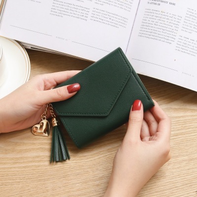 Qiaoduo gland femmes portefeuille pour cartes de crédit petite de luxe en cuir court femmes portefeuilles et sacs à main Carteira Feminina