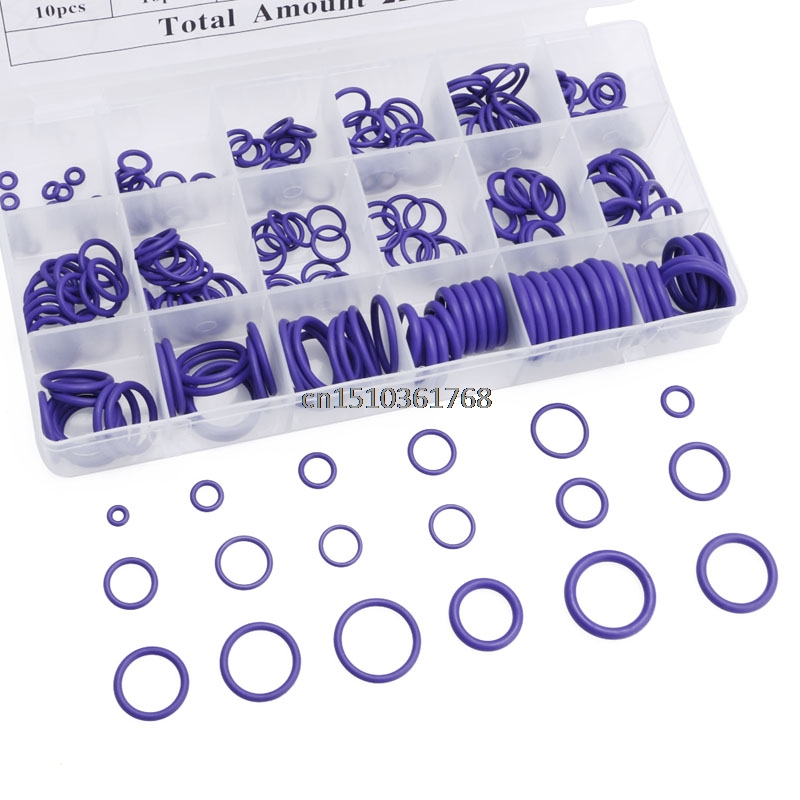 225stck Dichtung O Ring R22 R134a Klimaanlage O Ring Gummi Scheibe Sortiment Pl Y05 C05 Grandado