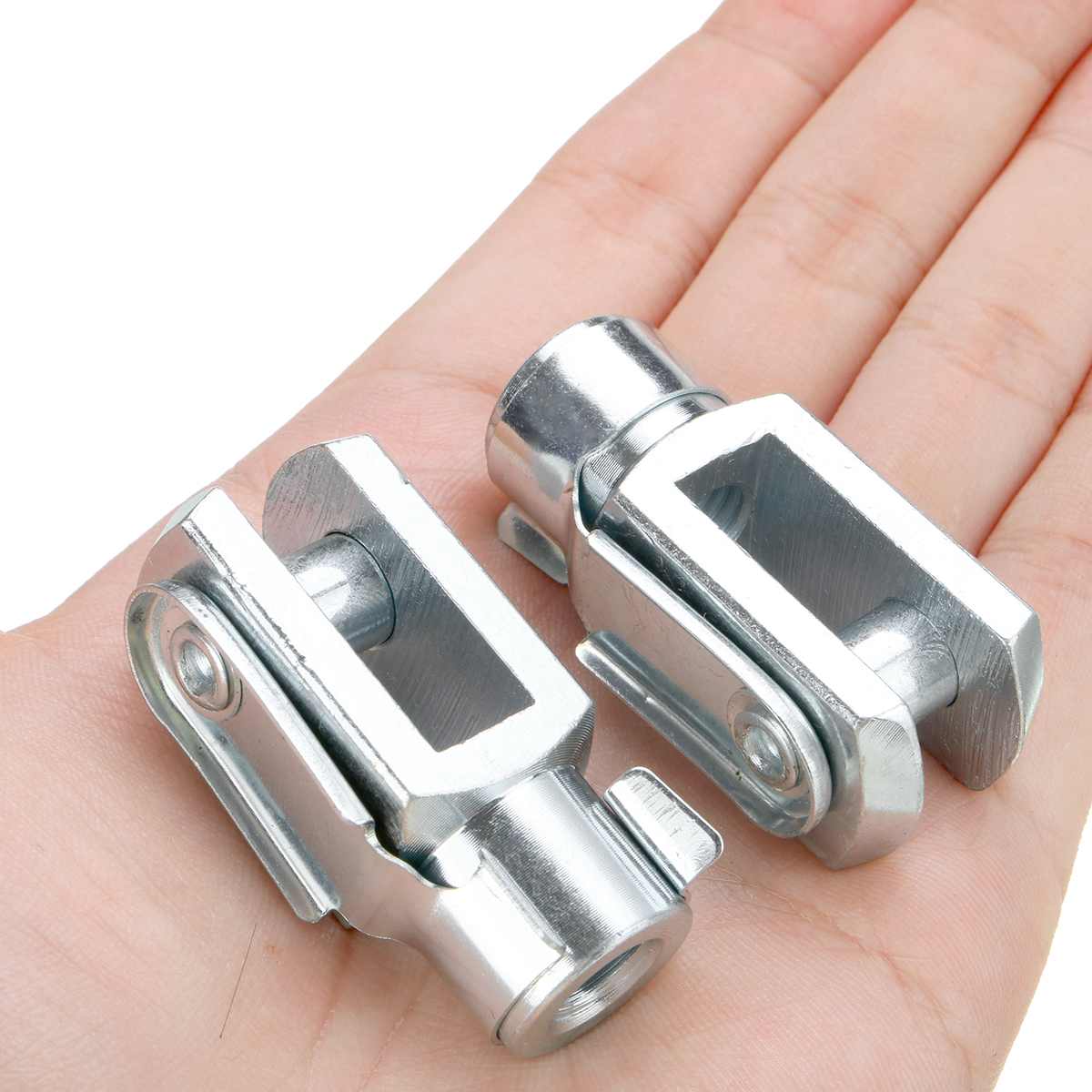 2Pcs M6 M8 M10 Universal Silver M6 M8 Boot Bonnet Kofferbak Gas Strut End Fitting Pin Kogelgewricht Klep lente Houders