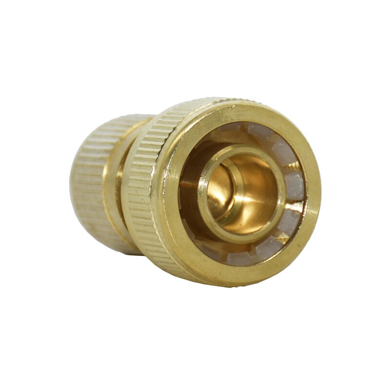 3/4 " slang snabbkoppling mässing vattenstopp koppling trädgård kran trädgård bevattning 20mm slang koppling ren koppar adapter 1 st