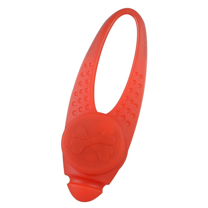 LED Dog Tag Light 3 Flashing Model Bright Waterproof Dog Collar Light Safety Light for Dog Walks & Outdoor Sport: Red