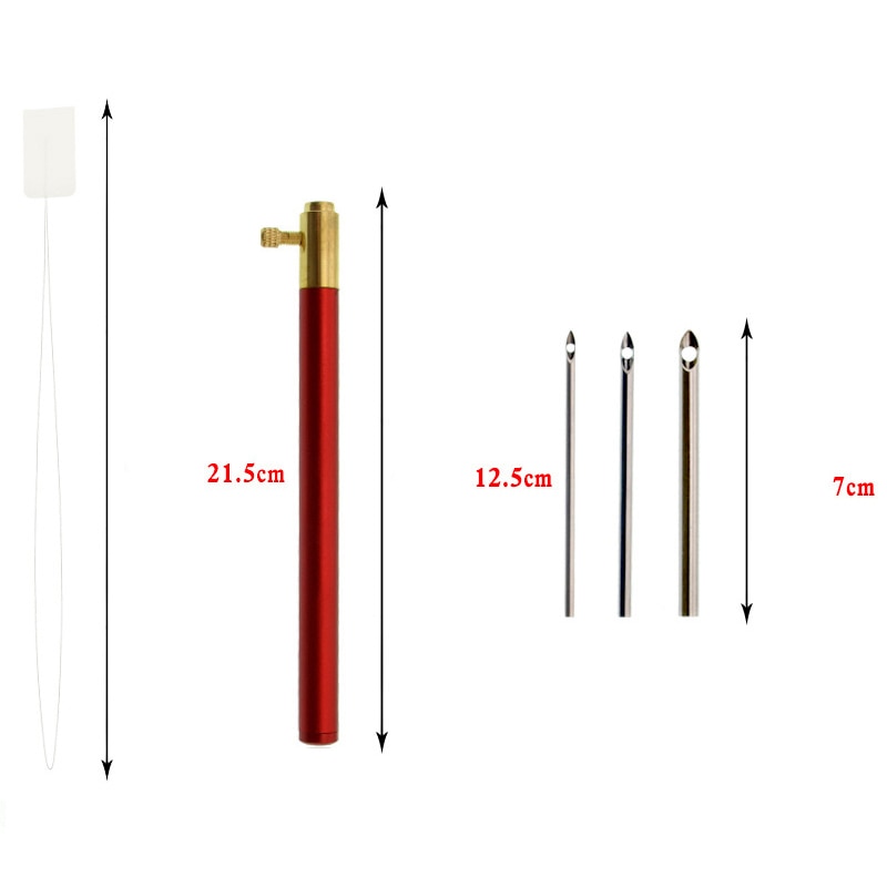 Metal Embroidery Stitching Punch Needles Set Poking Cross Stitch Tool Crochet Knitting Punch Needle Kit With Threader