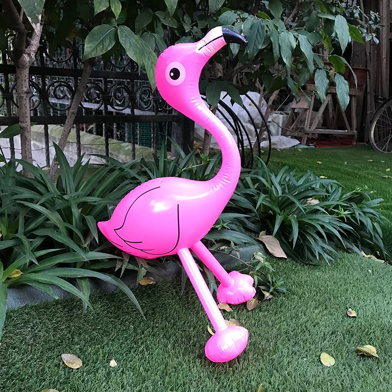 2 teile/los Schwimmbad oder Strand Party mit kunststoff Aufblasbare Flamingo spielzeug für Höhle einsatz in und aus dem wasser lustige freundlicher spielzeug