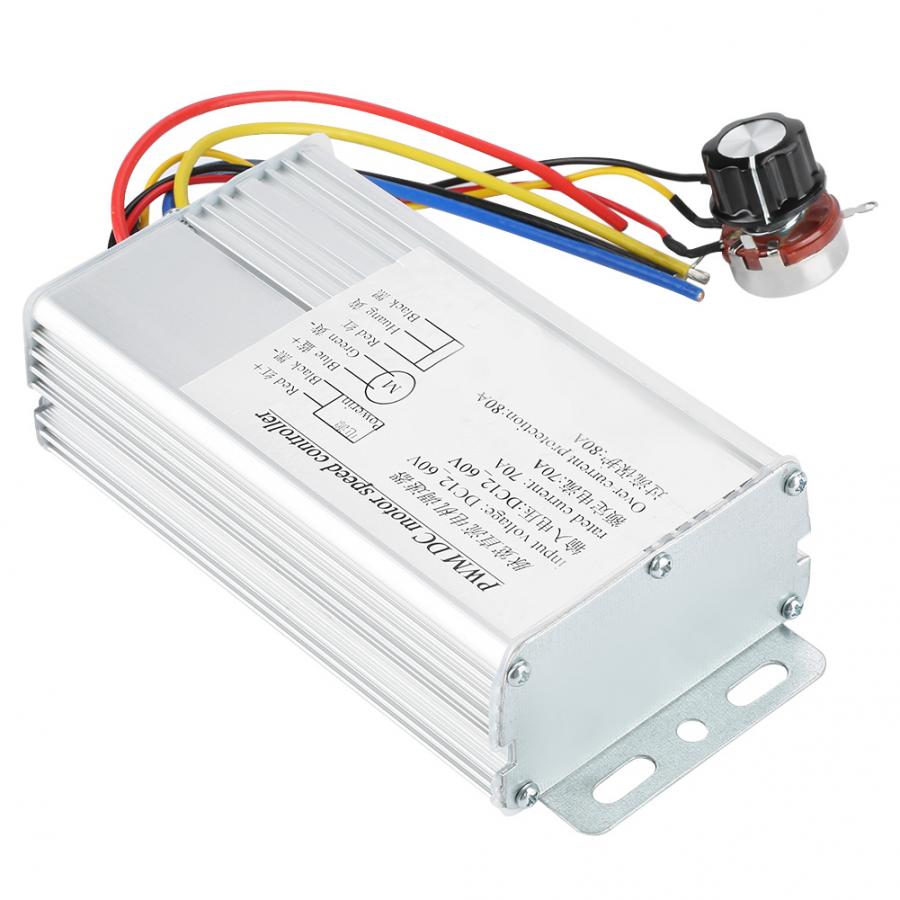 4000W Dc Motor Controller Pwm Motor Speed 12V-60V 70A Verstelbare Drive Control Motor Speed Controller regulator Driver