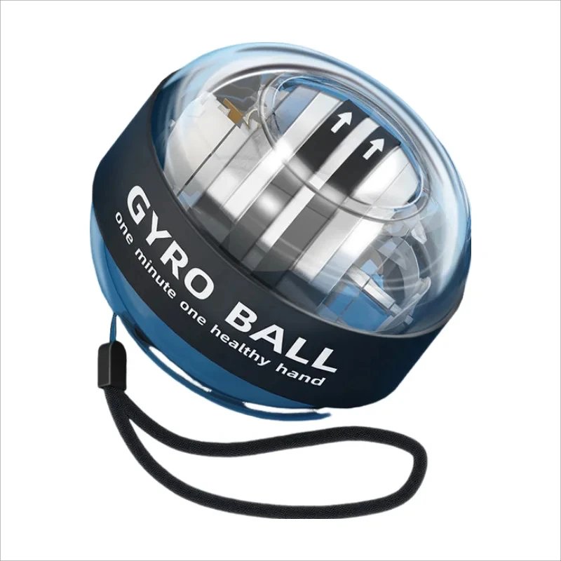 Gyroball Powerball ejercitador de antebrazo equipo de Fitness muscular giroscopio Power Ball giroscopio refuerzo de muñeca entrenador ejercicio de mano: Negro