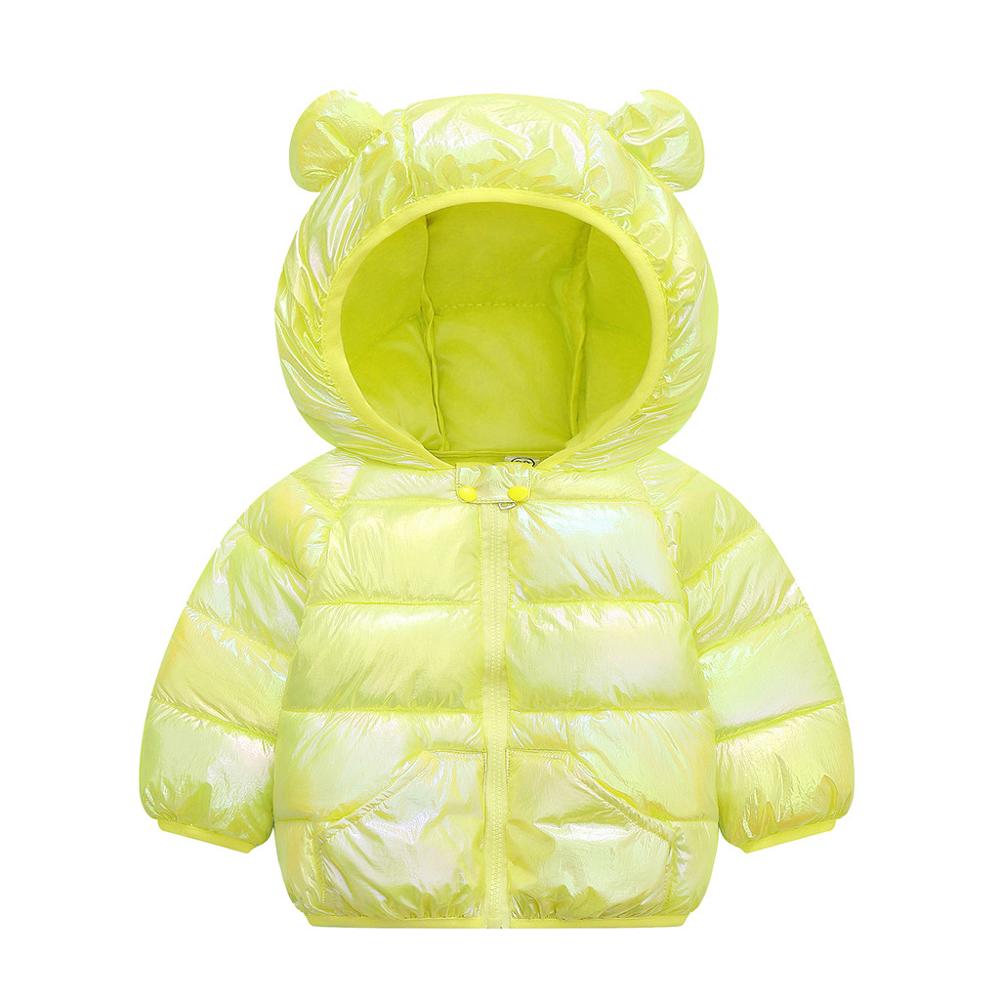 Casaco Termico Infantil enfant en bas âge bébé enfants hiver dessin animé coupe-vent manteau à capuche vêtements d'extérieur chauds veste Plaszcz Termiczny Z Kapturem: 80 / F