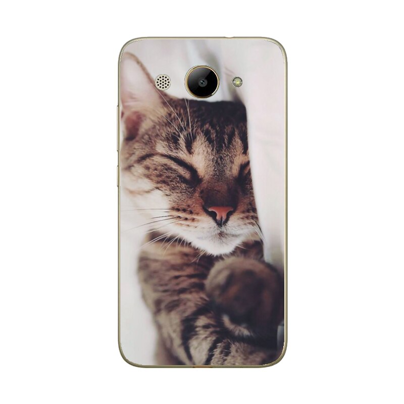For Huawei Y3 Case Soft Silicone Huawei Y3 Transparent Back Cover 5.0'' TPU Y 3 Phone Cases Protector: 174