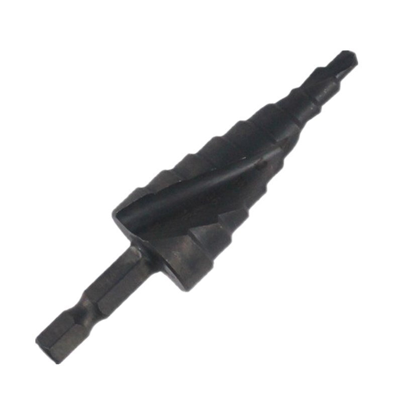 Metal Drills 4-12/20/32mm HSS Cobalt Step Cone Drill Bit Set Nitride Coated Wood Metal Hole Cutter Drill Spiral Groove Drill Bit: 4-20mm Hex Shank
