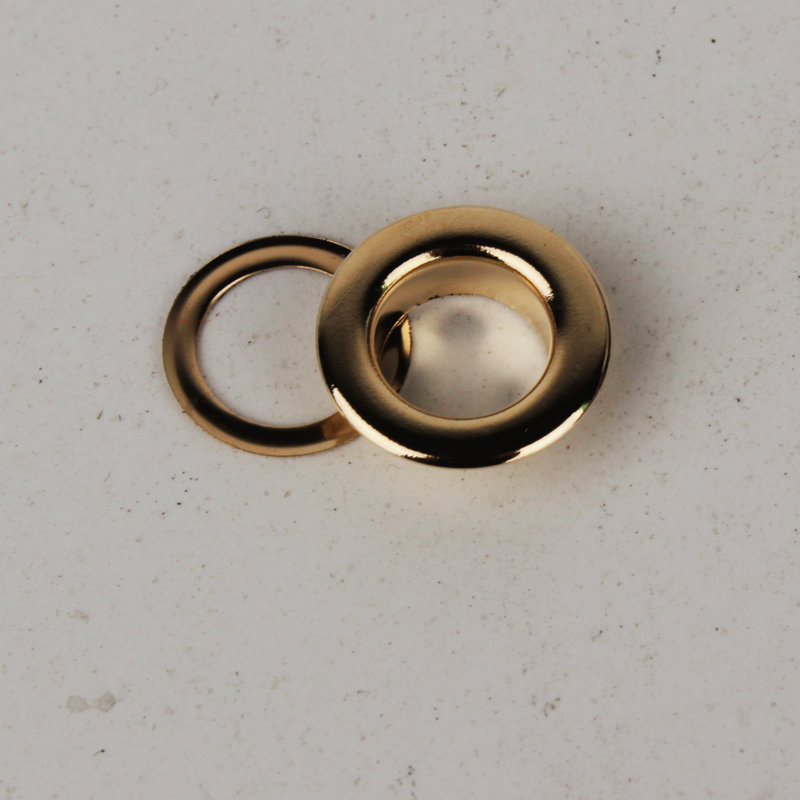 300set 10MM COPPER Antique Silver eyelets buttons clothes accessory handbag findings: rose gold