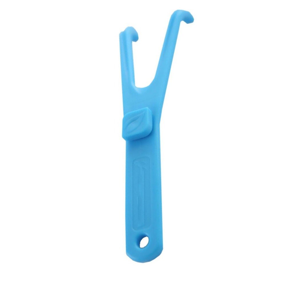 Y forme dentaire porte-fil sécurité santé spéciale de poignée interdentaire dents nettoyage bâton outils support d'aide