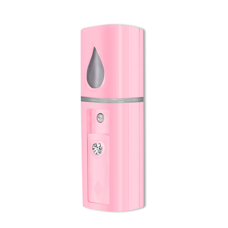 Mini Face Steamer Nano Facial Mister Hydrating Handige Handheld Usb Oplaadbare Mini Facial Steamer Voor Wimper Extensions Huid: Donker Kaki