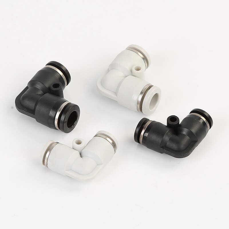 Pneumatische Montage Schnell gemeinsam L Geformt 4mm 6mm 8mm 10mm 12mm 14mm 16mm OD Schlauch-Rohr Ellenbogen berühren drücken in Stecker