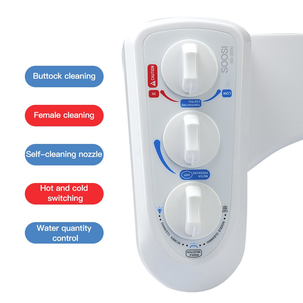 Wc Doorspoelen Sanitaire Apparaat Bidet Toilet Seat Praktische Toilet Sproeier Nozzle Bidet Deel Schoonmaken Adsorptie SS2000