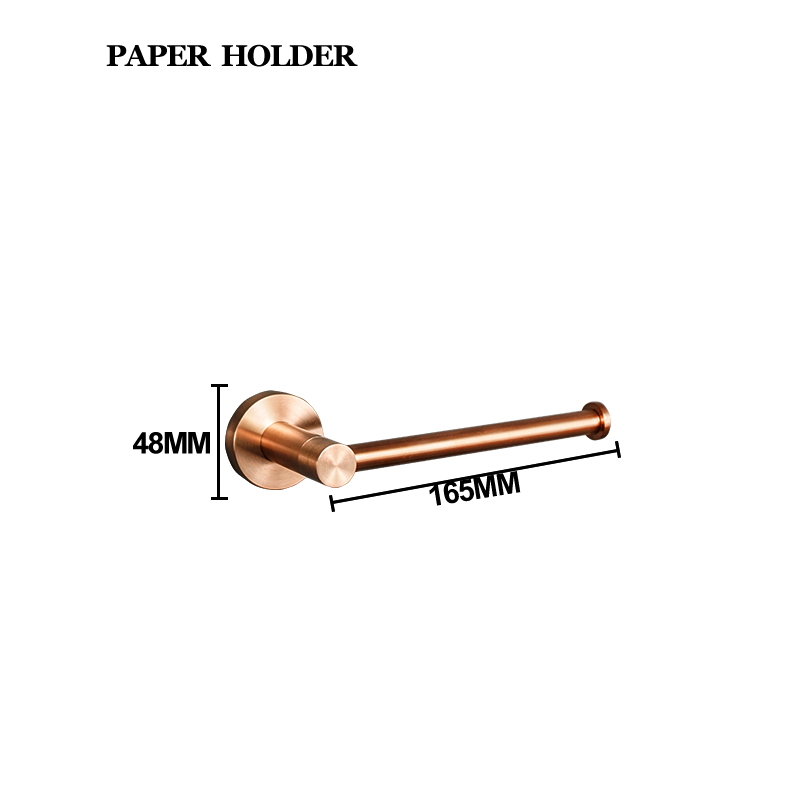 Brushed Rose Gold 304 Stainless Steel Wall Hook Toilet Paper Holder Towel Bar Toilet brush Bath towel rack Bathroom Accessories: PURPLE