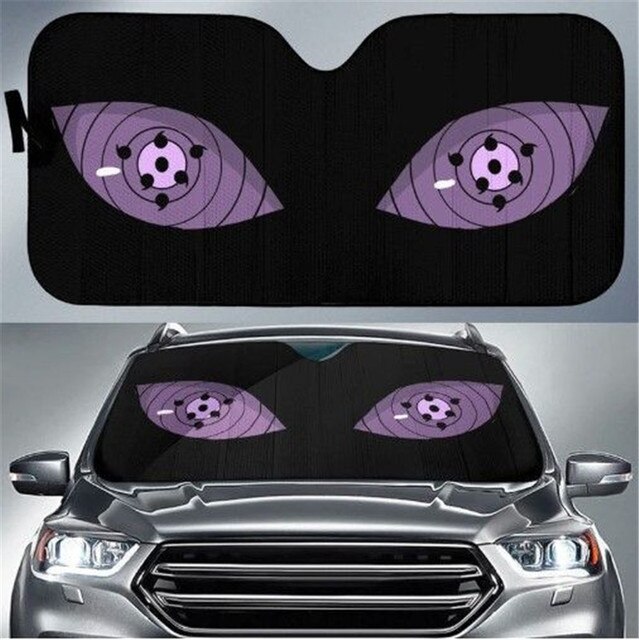 Car Windshield Sun Shade Evil Eye Print Sunshade Car Shield Shade Visor Cover Foldable Auto Accessories for Car Truck SUV: HTQ393HC