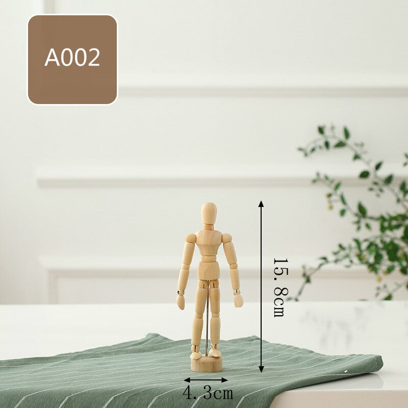 Houten Multifunctionele Hout Menselijk Gezamenlijke Hand Model Thuis Woonkamer Decoratie Ambachten Houten Hand Model Speelgoed Decoratie: A002