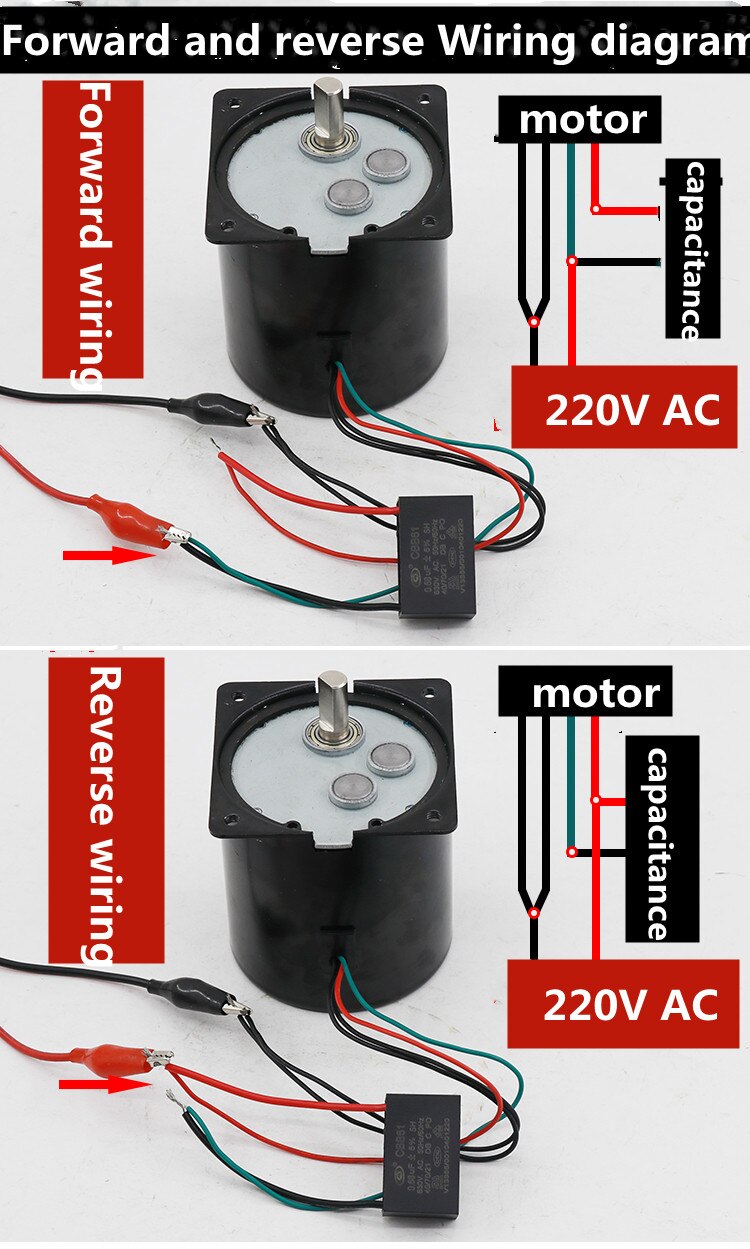 80 ktyz vekselstrømsmotor 220v 5 rpm  -110 rpm motor mikro sakte hastighet maskin 60w fast magnet synkron motor liten motor