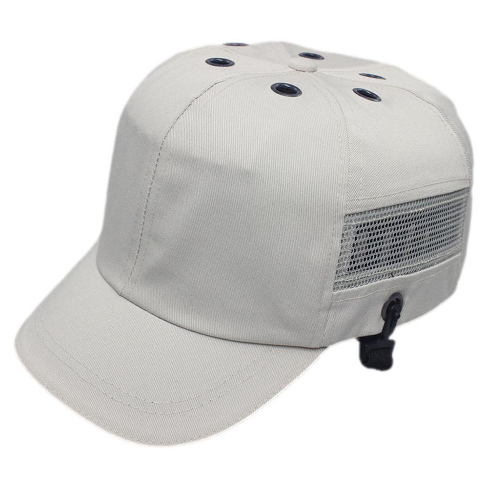 Bicycle helmets baseball caps antique collision protection caps helmets for men women adjustable head circumference bicycle helmet 52-58cm: White