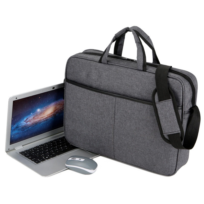 Aktetas Mannen Handtas Grote Capaciteit Draagbare Dunne Super Multifunctionele Groot Formaat 15.6 Inch Laptop Handtassen