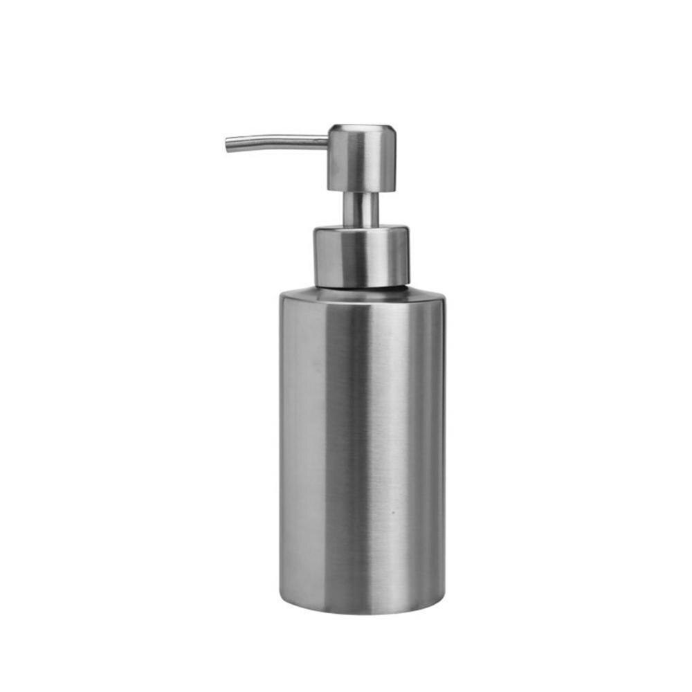 Stainless Steel Soap Dispenser Kitchen Sink Faucet Bottle Container Shampoo Deck Detergent Soap Bathroom Box Mounted