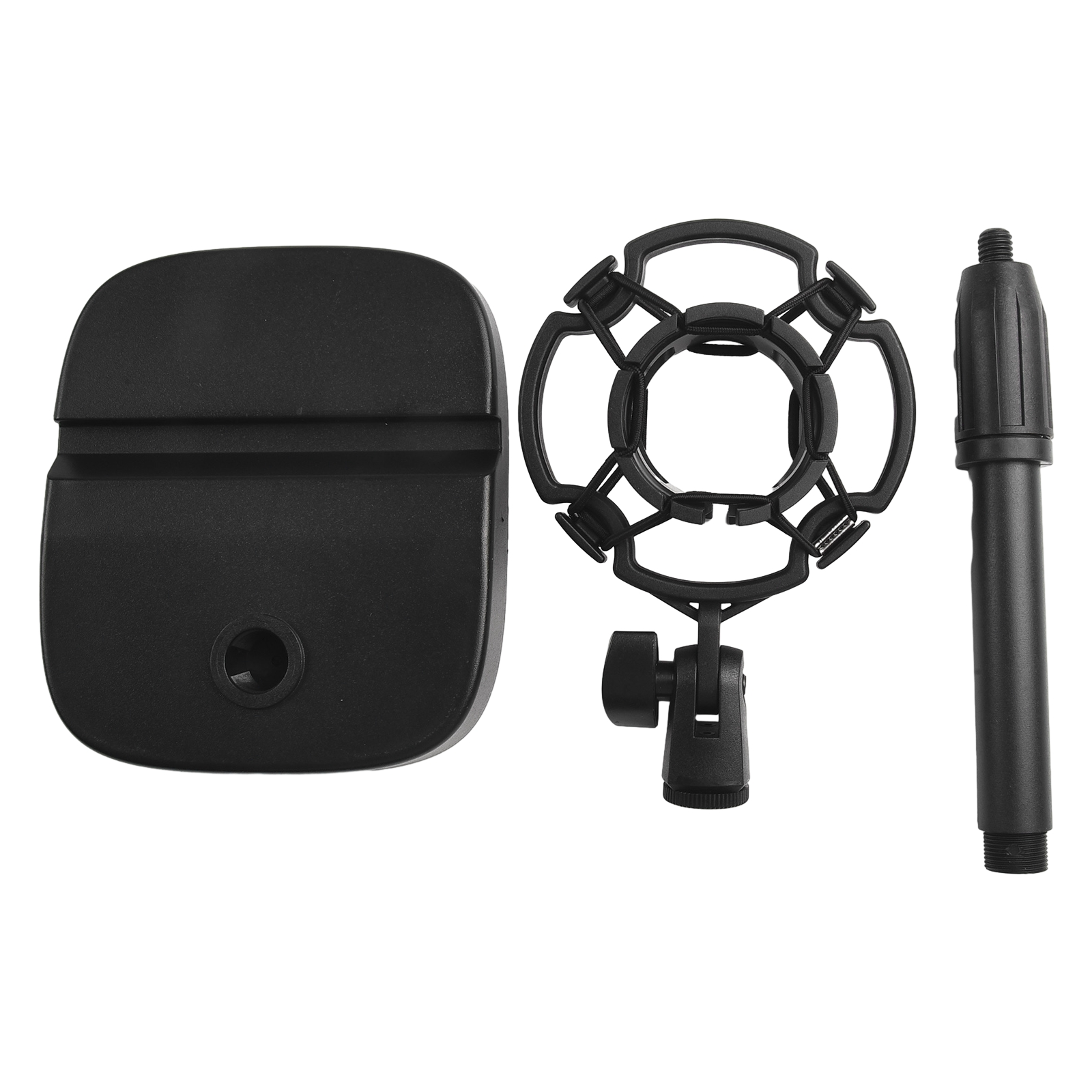 Microphone Stand Sturdy Adjustable Microphone Stand Desktop Holder for Mic and Phone Perfect for Video Conference and Singing