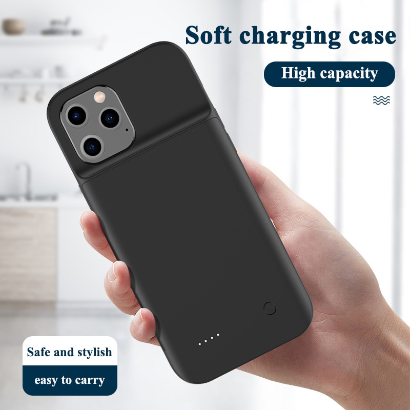 6800mAh Power Bank Battery Case For iPhone 12 Pro Max Battery Charger Case For iPhone 12 Mini 12 PowerBank Charging Case Cover