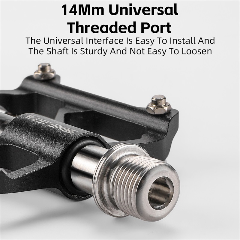 West Bike Mtb Pedaal Ultralichte Mountainbike Carbon Fiber Pedaal 3 Lagers Racefiets Pedaal Anti-Slip Racefietsen Pedalen