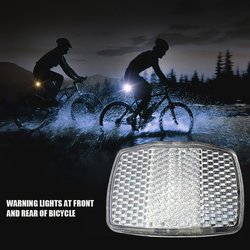 Bicycle Front Reflective Mount Light MTB Bike Rear Safety Warning Reflector Lamp for Bicycle Outdoor Bike Accessories