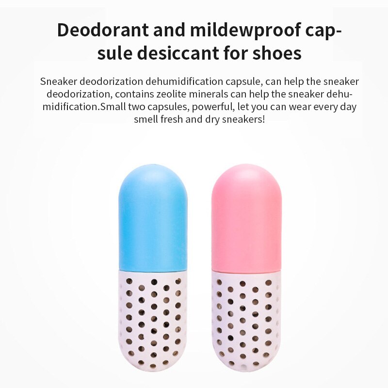 1 Pcs Shoes Deodorant Capsule Closet Freshener Shoe Desiccant For Bacteria Odor Eliminator Shoe Care Kit Shoes Deodorization