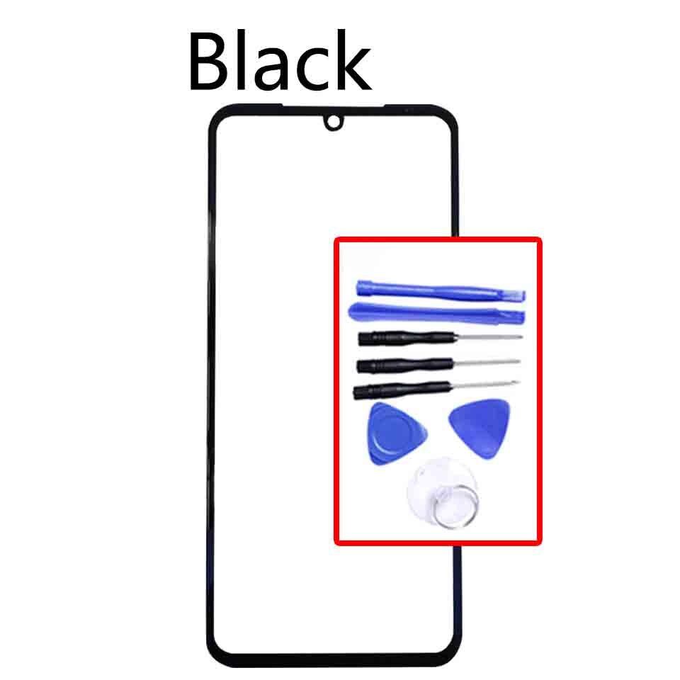 Substituição para lg v60 thinq 5g lmv600ea, painel de vidro frontal e externo com tela sensível ao toque: Black-With tool