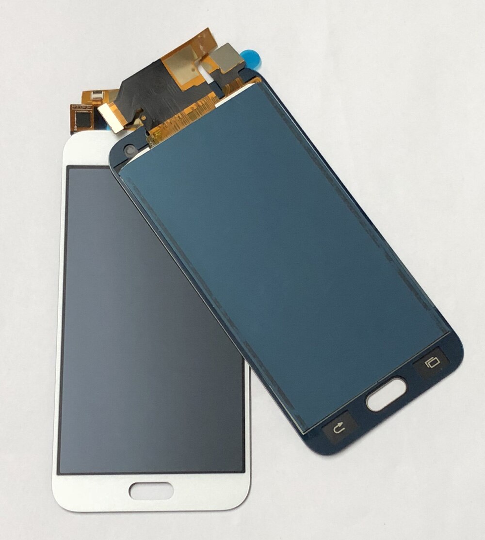 Pour Samsung Galaxy E5 E500 E500F E500H E500M Convertisseur Analogique-Numérique D'écran Tactile D'AFFICHAGE à CRISTAUX LIQUIDES de Capteur de Panneau + Moniteur D'affichage À CRISTAUX LIQUIDES D'assemblage de Modules