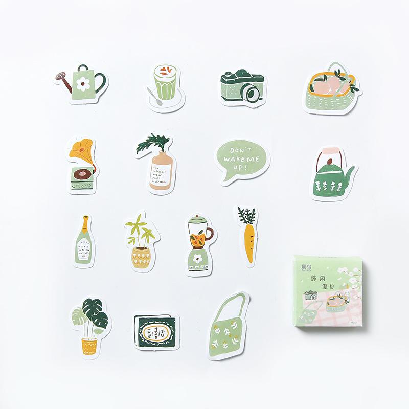 UGBO Etiketten van kraftpapier Stickers Ronde handgemaakte