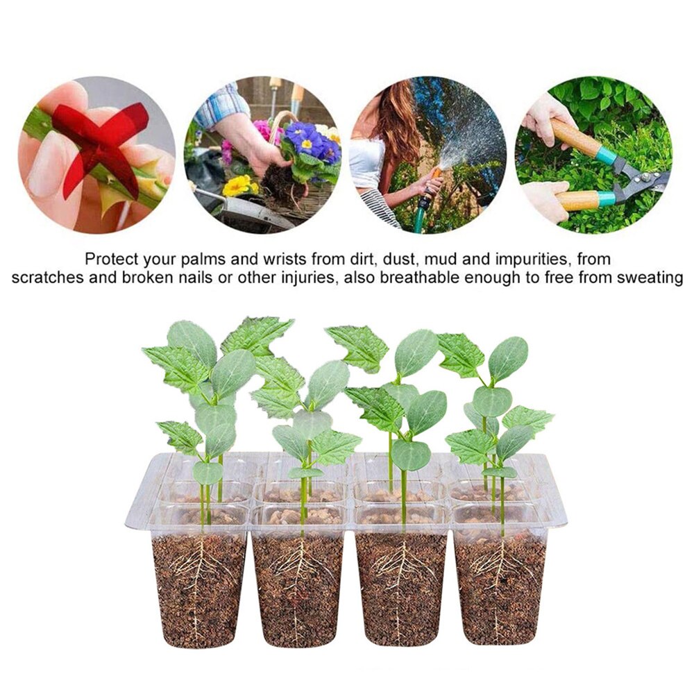 12 Holes Nursery Grow Box Plastic Seedling Starter Tray Extra Strength Seed Germination Plant Flower Pots Home Garden Tools