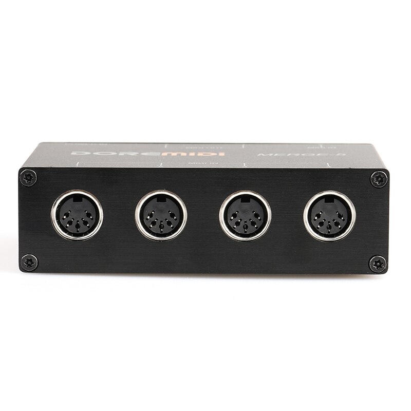 Doremidi Upgrade Midi Fusie 5 Midi Input 2 Midi Uitgang Ondersteuning Usb Power Samenvoegen-5 Box Converter Adapter controller