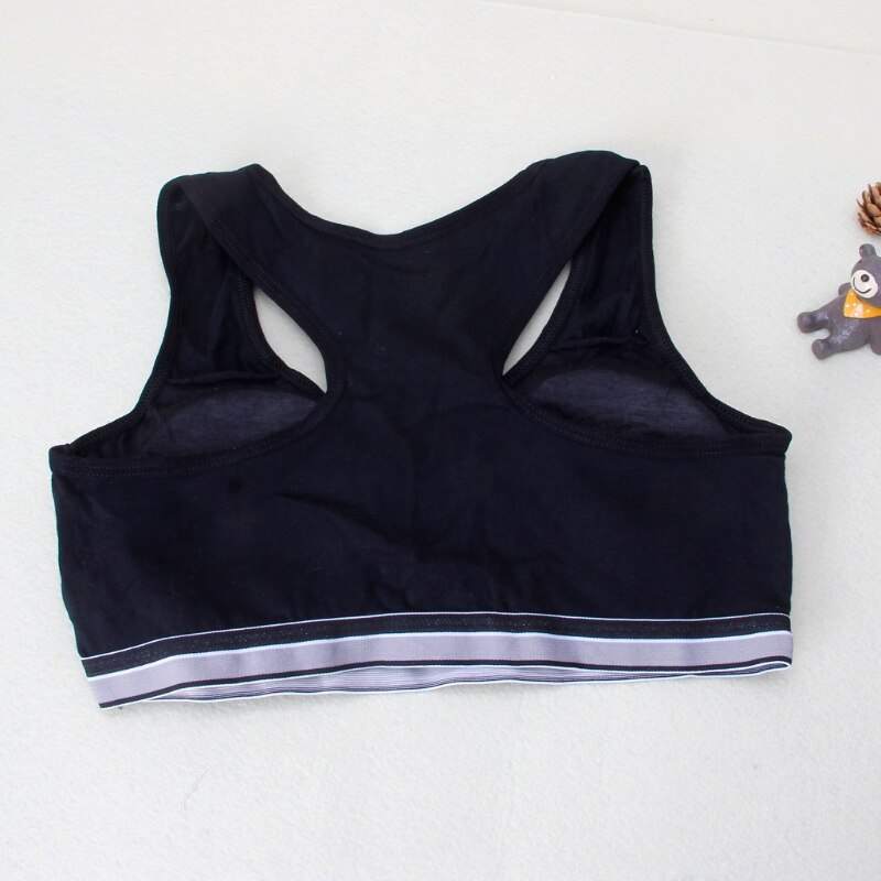 Zachte Katoenen Training Bh voor Baby Meisjes Leuke Strik Dot Riem Vest voor Tiener Beha