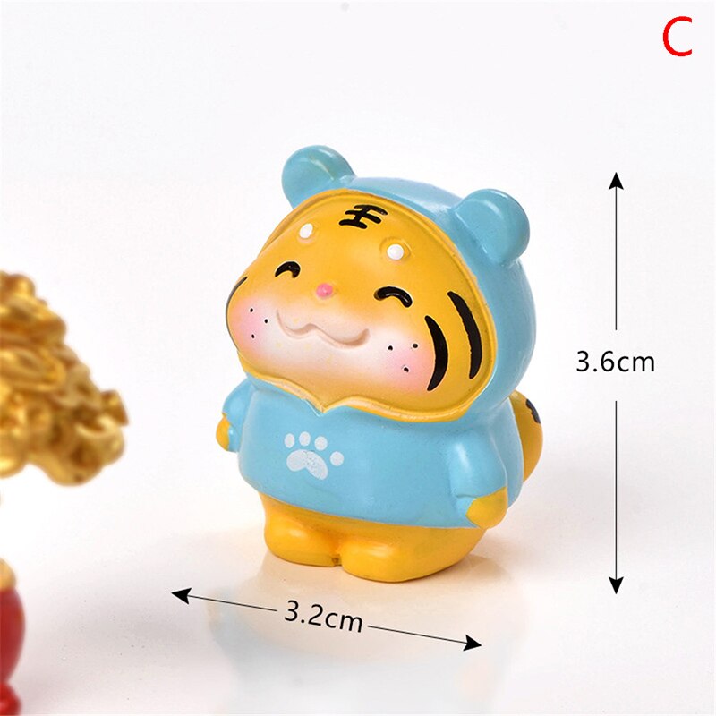 DIY Mini Miniatur Garten Ornament Dekor Topf Handwerk Jahr Der Tiger Hause Ornamente Dekoration Zubehör Neue Jahr