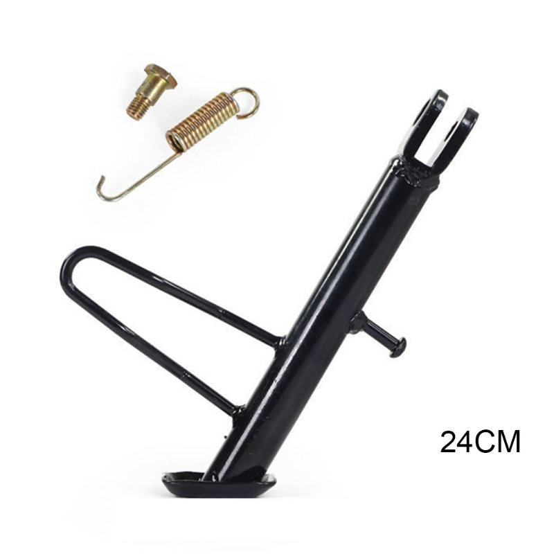 Universal Motorbike Ajustável Kickstand Side Stand Estacionamento Suporte Tripé Suporte Para Scooter Elétrica Dit Pit Bike: Cinza escuro
