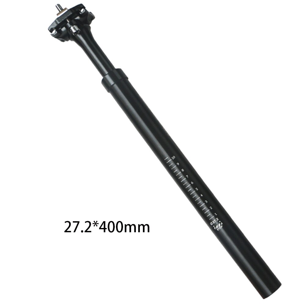 Bike Suspension Telescopic Seatpost 27.2 28.6 30 30.4 30.9 31.6 33.9 Bicycle Shock Absorber Adjustable Seat Post Bike Saddle Rod: 27.2mm seatpost