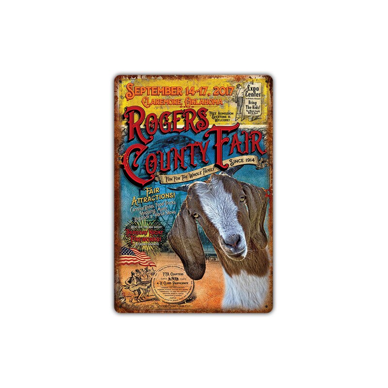 Rida ett hus mata en cowboy western metall plåtskylt rodeo plack metall rogers vintage väggdekor för bar pub klubb tallrikar skyltar: 13