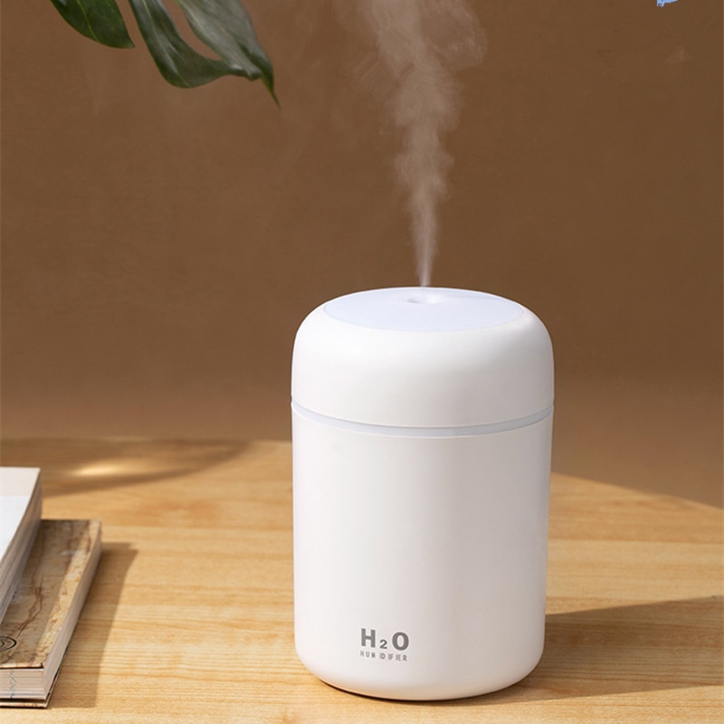 Portable 300ml Humidifier USB Ultrasonic Dazzle Cup Aroma Diffuser Cool Mist Maker Air Humidifier Purifier with Romantic Light