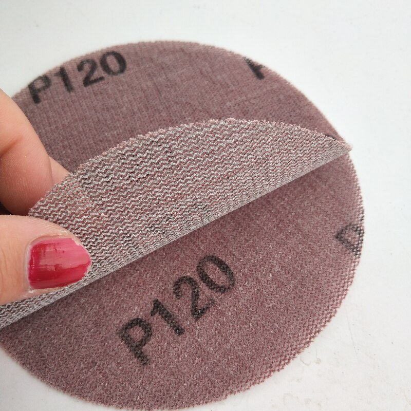 50PCS 6inch 150MM Mesh Sanding Discs Hook &amp; Loop Abrasive Dust Free Disc Anti-Blocking Sharp Grinding Sandpaper for Car Wood