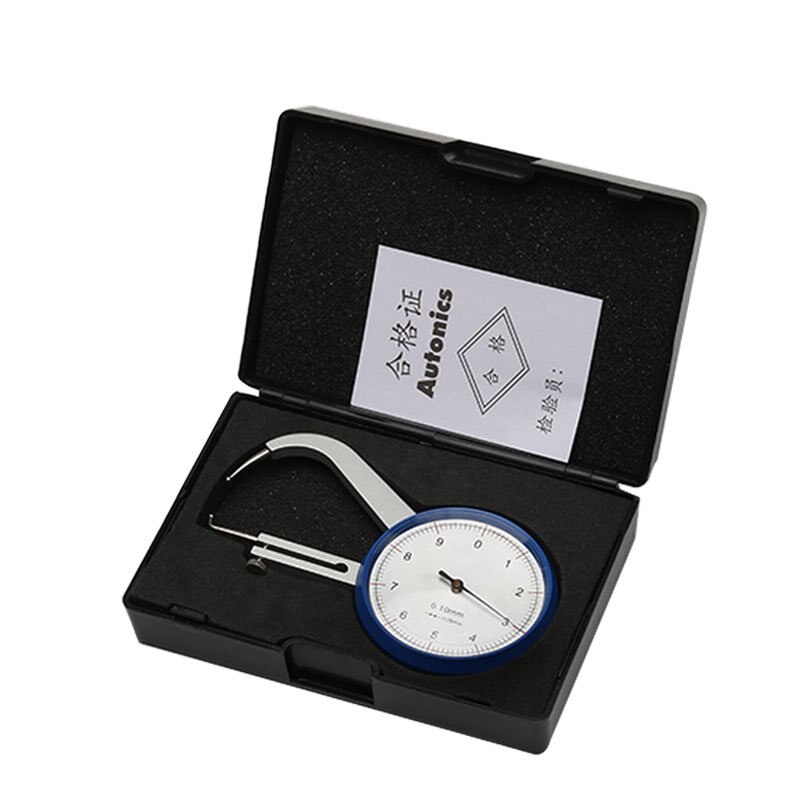 0-10mm Glasses Lens Thickness Gauge Meter Eyeglass Lens Thickness Tester Dial Snap Gauge Caliper Measuring Tool