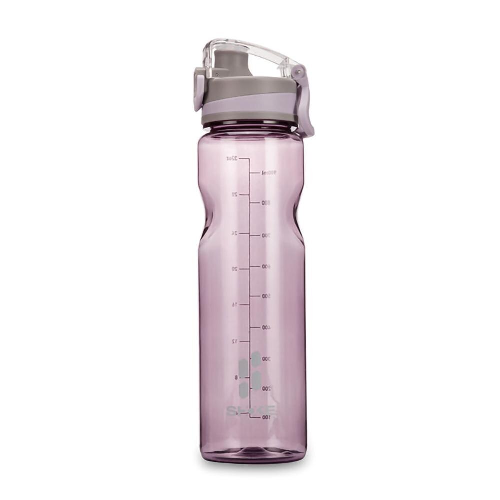 1L Fiets Fles Berg Aluminium Bidon Outdoor Fietsen Sport Squeeze Water Fles Fiets Accessoire: Light purple