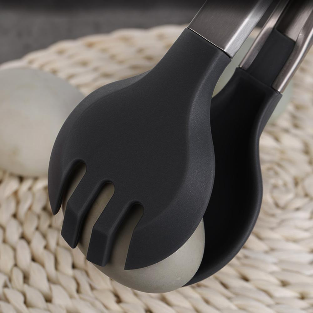 Grill Kochen Zange Edelstahl Salat Pasta Servierzange Anti-Verbrühungen schwer Pflicht Mehrzweck Spachtel Zange Küche Werkzeuge