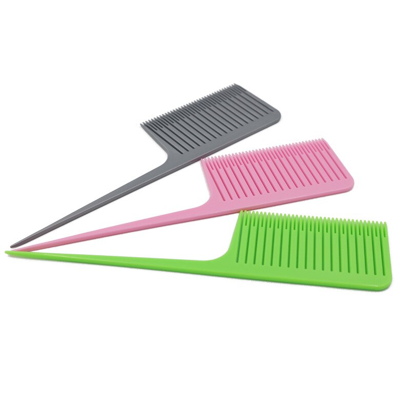 Peine de teñido de cola Pro-pelo teñido tejido corte peines cepillo de pelo para salón de peluquería resistente a altas temperaturas