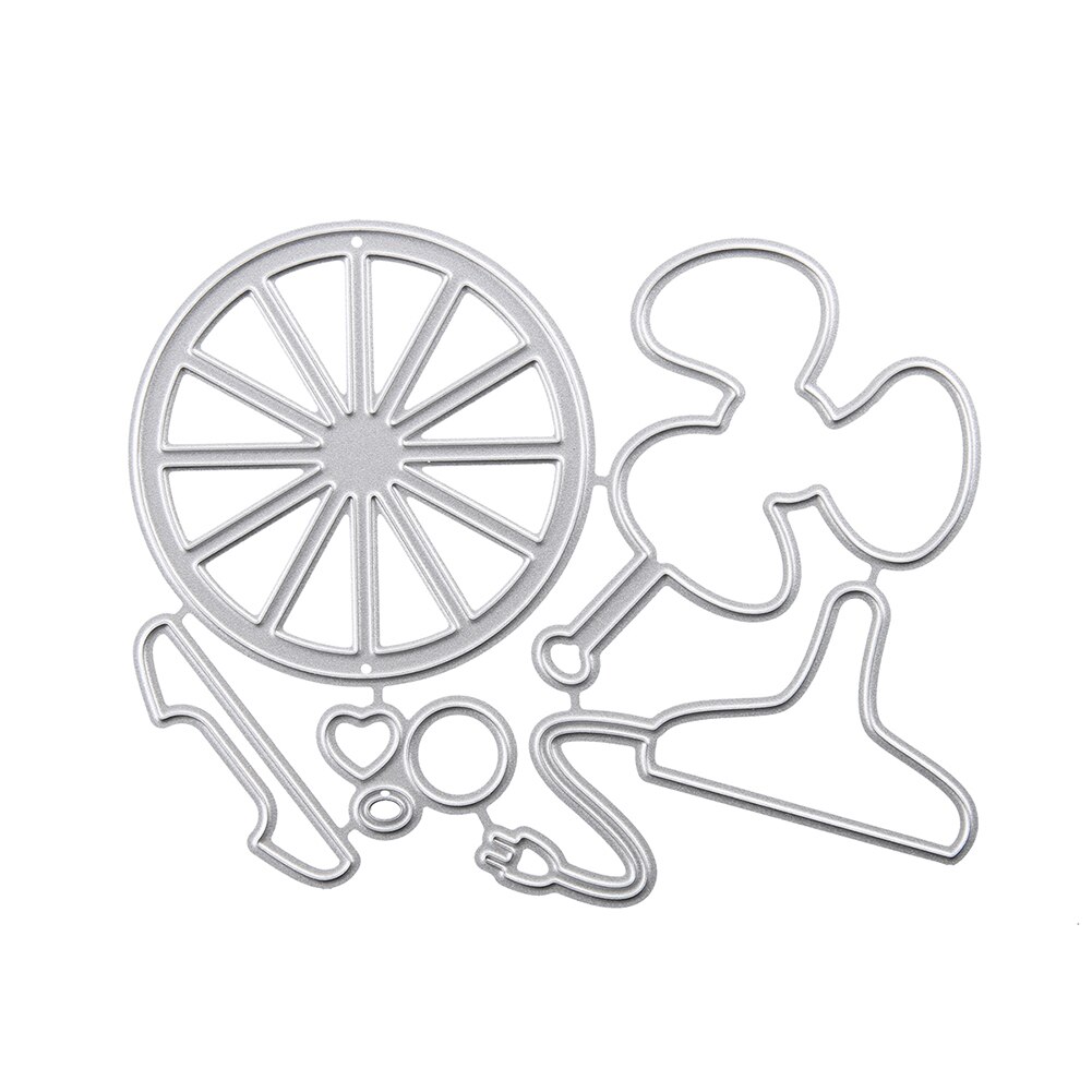 DIY Scrapbooking Embossing Paper Wedding Cards Die Cuts Photo Album Making Craft Metal Cutting Dies Circle Frame Stencils: 8