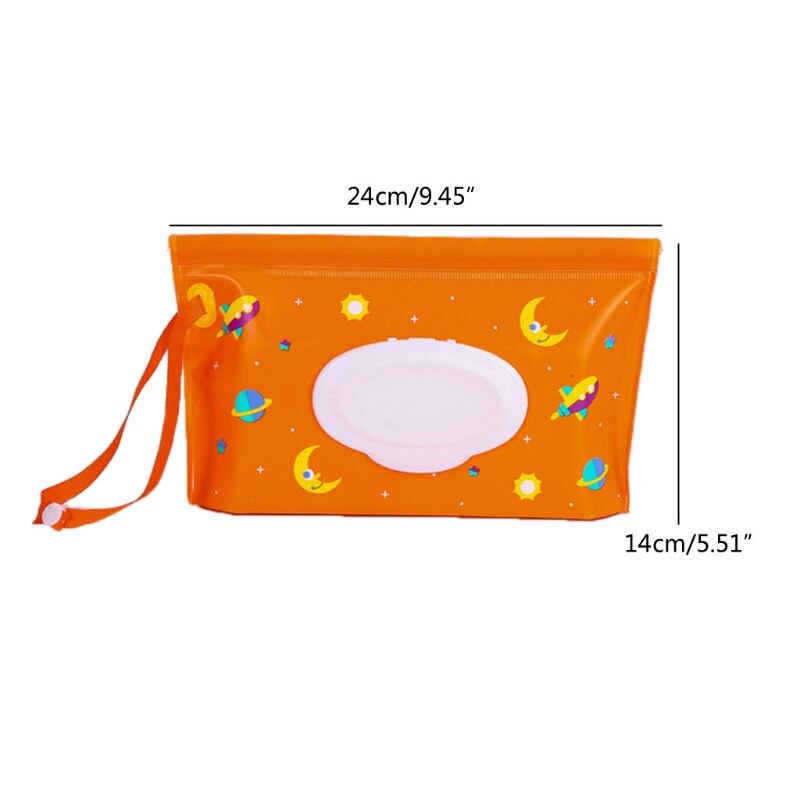 Portable Baby Wet Wipes Box Wipes Container Eco-friendly Easy-carry Clamshell Cosmetic Cleaning Wipes Cases