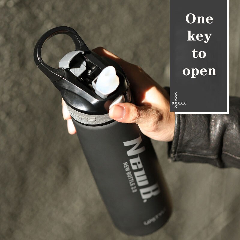 Tritan plastic water bottle for drinking sports Waterbottle with straw portable Drinkware bottle 750ml 600ml Leakproof BPA free